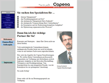Tablet Screenshot of capena.de